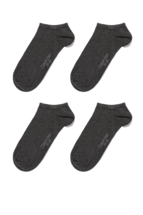 Logo Sneaker Socks, Set of Two